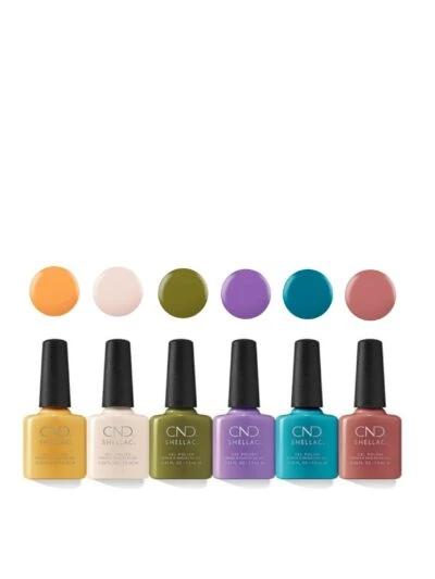 CND – Queen-Tessential – Collectie Aanbieding Shellac 5+1 & GRATIS Jewelry Plate als gadget