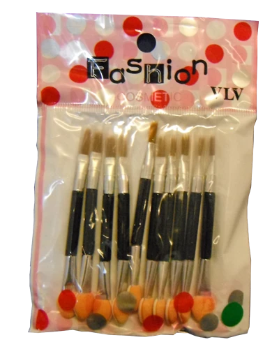 Setje Oogschaduw Sponsjes Met Kwastjes 10 Stuks