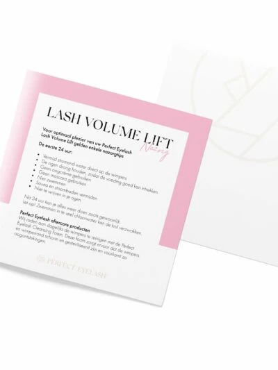 Perfect Eyelash Nazorgbriefjes Lash Volume Lift