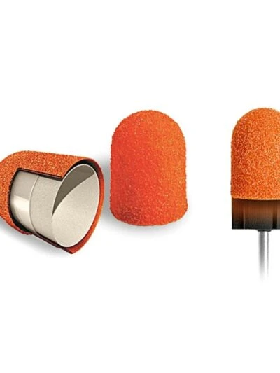Slijpkappen oranje bol 12 mm (groot) per 10 stuks