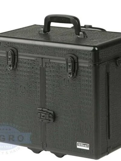 Trolleykoffer Sibel Compact Met Bovenklep Zwarte Krokki