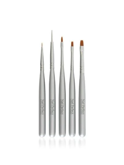 Acryl Penseel Wit/Zwart Ovaal