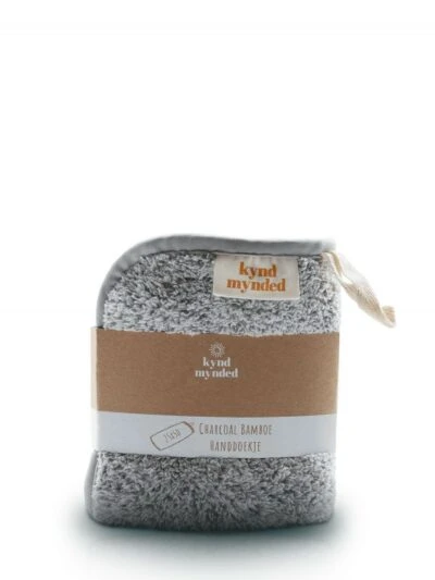 Kynd Mynded Charcoal Bamboe Handdoekje
