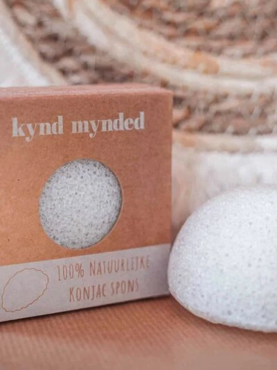Kynd Mynded Witte konjac sponge
