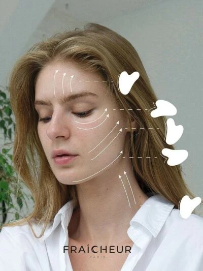 Fraicheur Gua Sha Facial Massager (Rose Quartz)