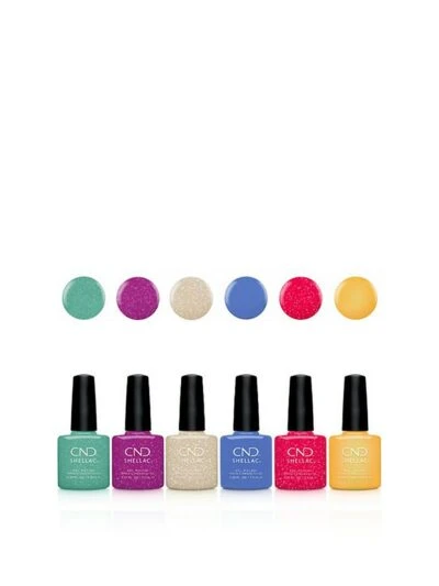 CND – Queen-Tessential – Collectie Aanbieding Shellac 5+1 & GRATIS Jewelry Plate als gadget