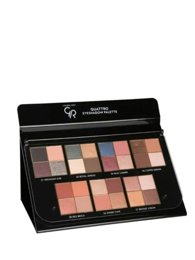Quattro Eyeshadow Palette Display