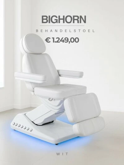 Elektrische behandelstoel Bighorn + Dreamlight sfeerverlichting en gratis verwarming