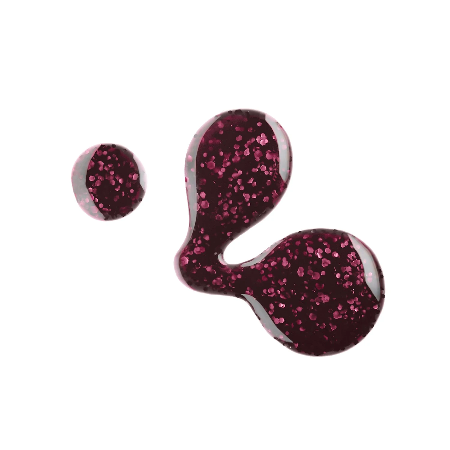 CND Shellac Poison Plum – Diep bordeauxrood met opvallende glitter #459