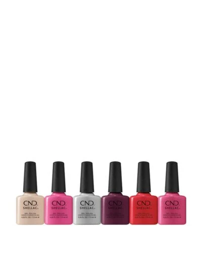 CND – Queen-Tessential – Collectie Aanbieding Shellac 5+1 & GRATIS Jewelry Plate als gadget