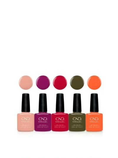 CND – Queen-Tessential – Collectie Aanbieding Shellac 5+1 & GRATIS Jewelry Plate als gadget