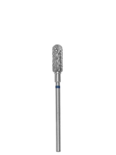 STALEKS – Carbide nagelfreesbit afgeronde cilinder blauw EXPERT, kopdiameter 5 mm / werkend gedeelte 13 mm. (Carbide Blue 5mm)