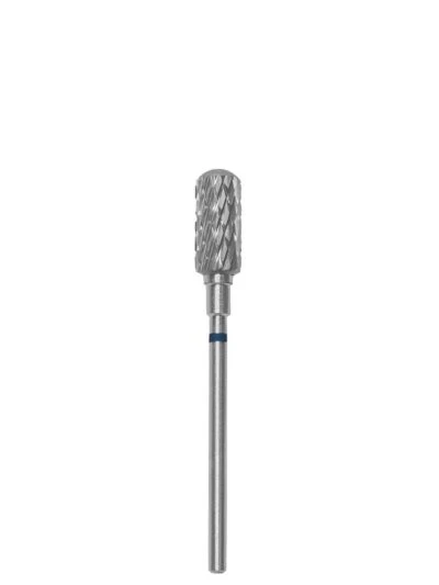 STALEKS – Carbide nagelfreesbit veilige afgeronde cilinder blauw EXPERT, kopdiameter 6 mm / werkend gedeelte 14 mm. (Carbide Blue 6mm)