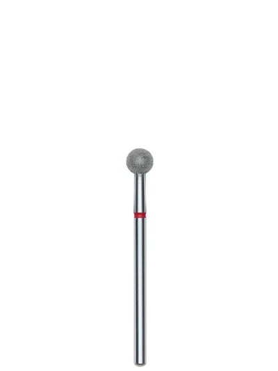 STALEKS – Diamanten nagelfreesbit bol rood EXPERT, kopdiameter 5 mm. (Bit Ball Red)