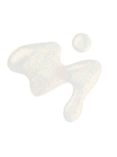 CND Vinylux Night Brillance – Offwhite/transparant met glitter #468