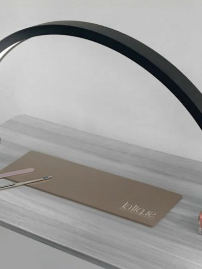 HALF MOON LED TABLE LAMP | BLACK & WHITE