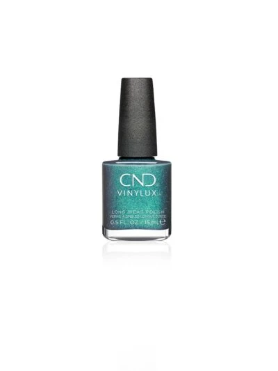 CND Vinylux Teal Tricity – Blauw met Glitter #478