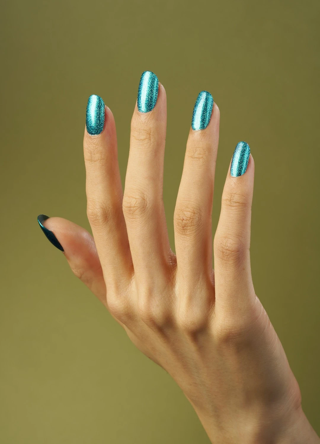 CND Shellac Teal Tricity – Blauw met glitter #478