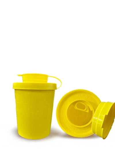Naalden Container | Gele Deksel (500ml)
