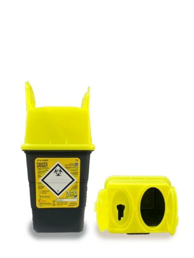 Naalden Container | Geel Zwart (1L)