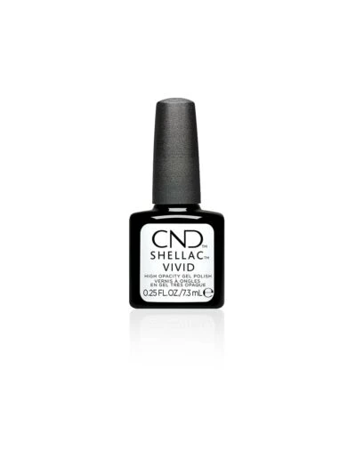 CND Shellac VIVID White Gloves – Stralend wit