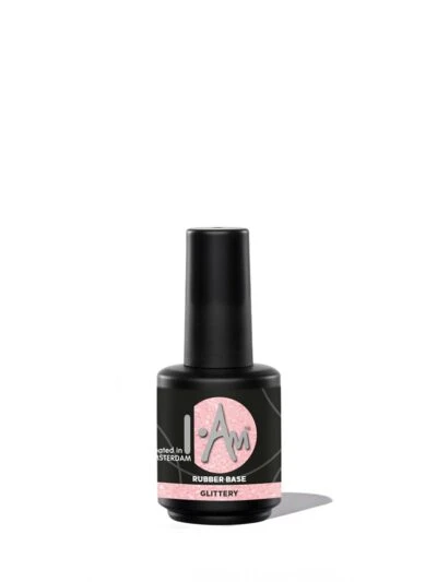 I Am Rubber Base – Glittery (15ml)