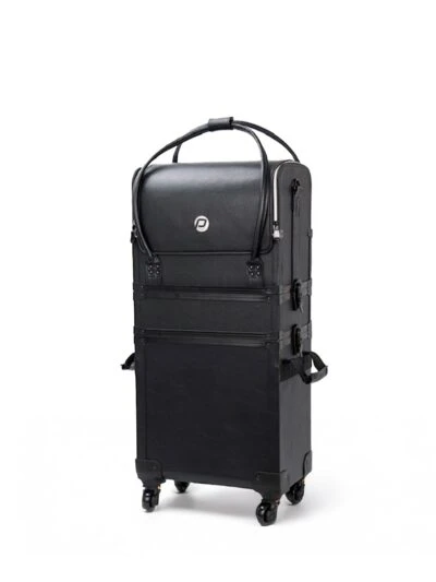 Fintistic Zwarte Visagie Koffer Clinic Club Follow Me Line Hoog Luxe Model