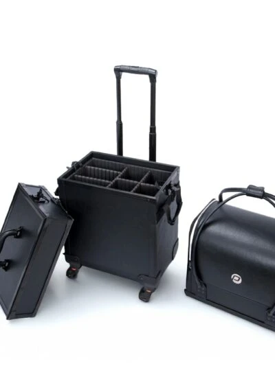 Fintistic Zwarte Visagie Koffer Clinic Club Follow Me Line Hoog Luxe Model